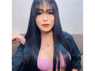 KimSoju - LiveJasmin Deepthroat Dildo Masturbation Trans 