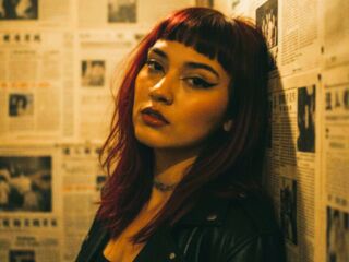 AkiraNishimura - LiveJasmin Oilshow Piercing Smoke Girl 